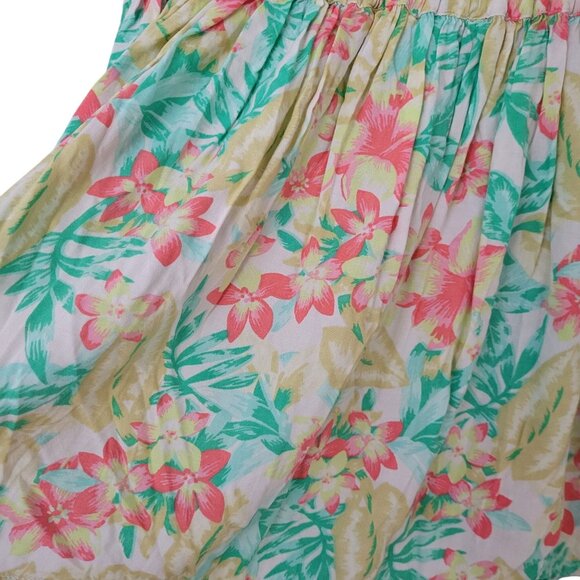 American Eagle Outfitters Floral Pleated Mini Skirt Womens Size S Pockets Summer - Picture 5 of 6